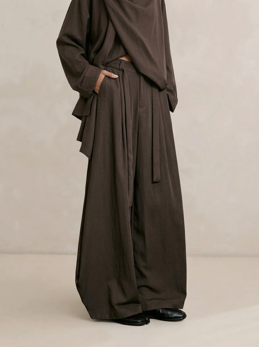 Lumea Lantern Wide-Leg Pants