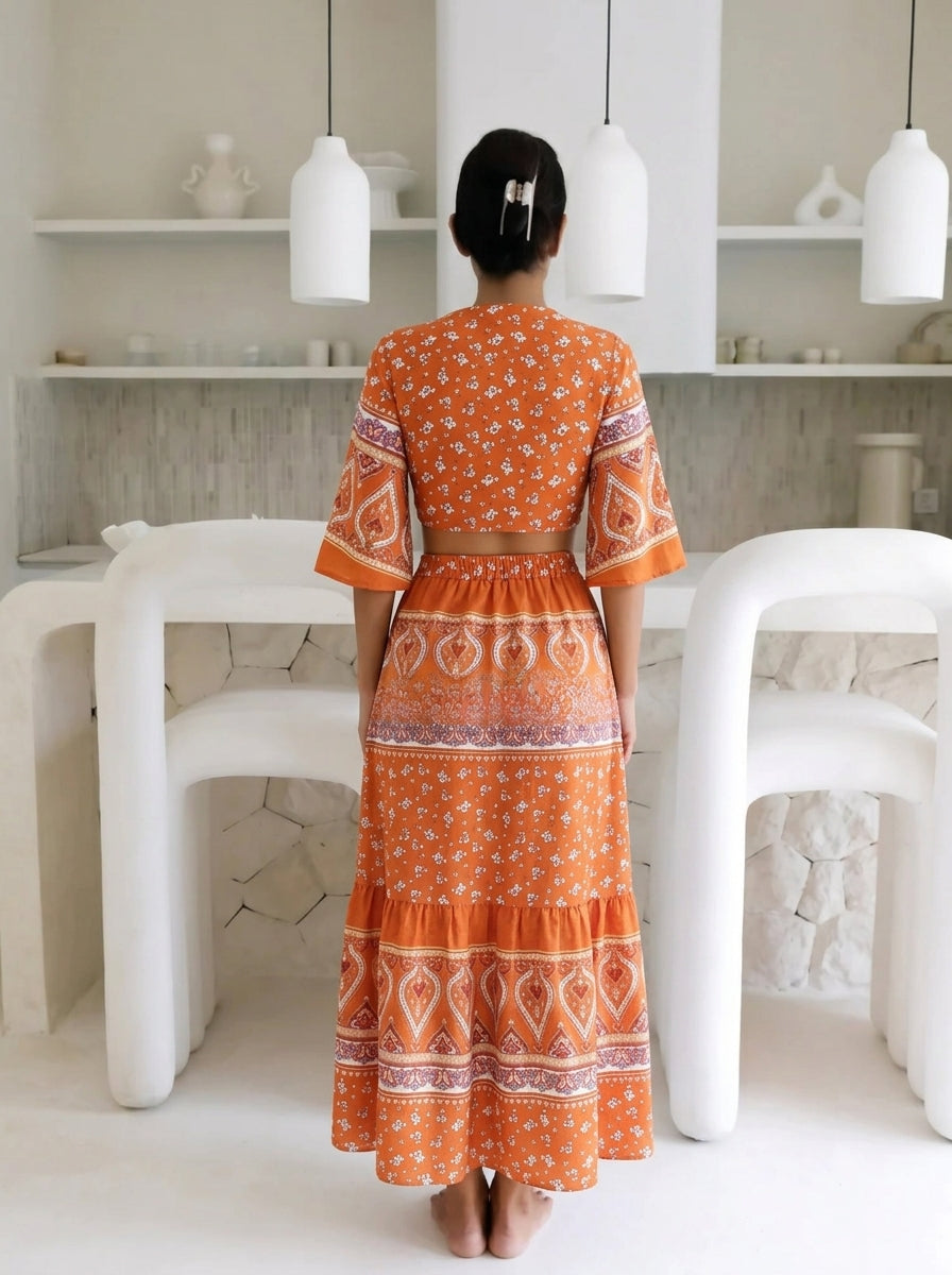 Riviera Sweet Two-Piece Top & Skirt Set