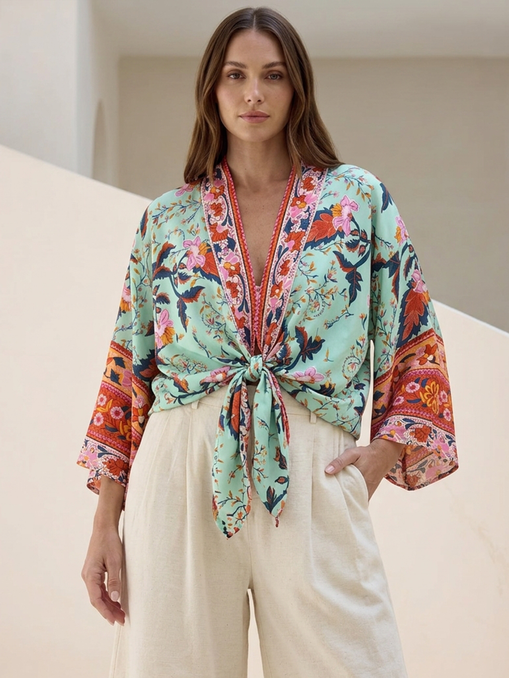 Bohemian Print Cover-Up