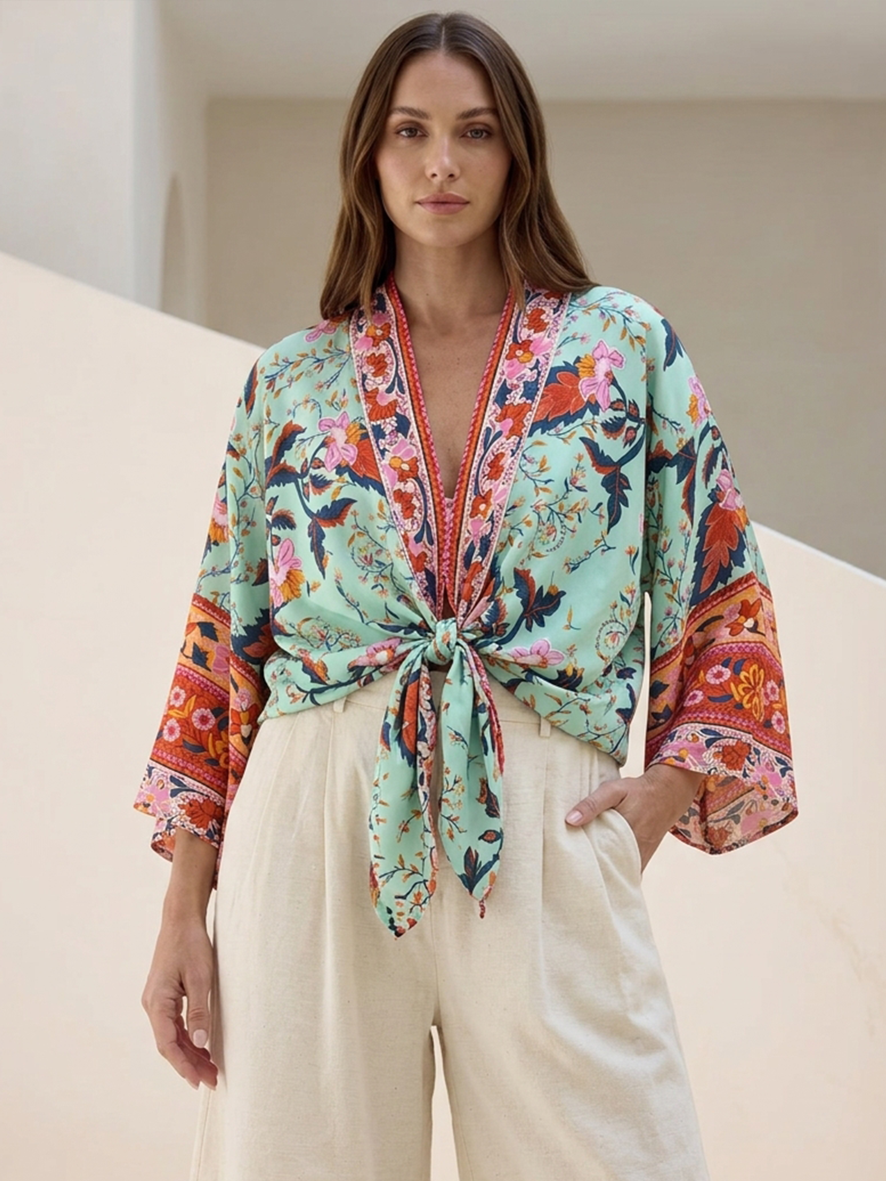 Bohemian Print Cover-Up