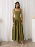 Olive Superb Evening Dress