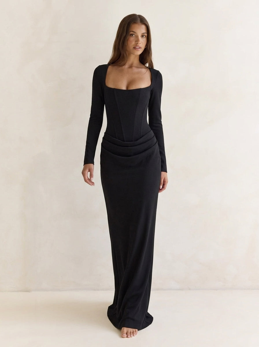 Fishbone Bodycon Dress