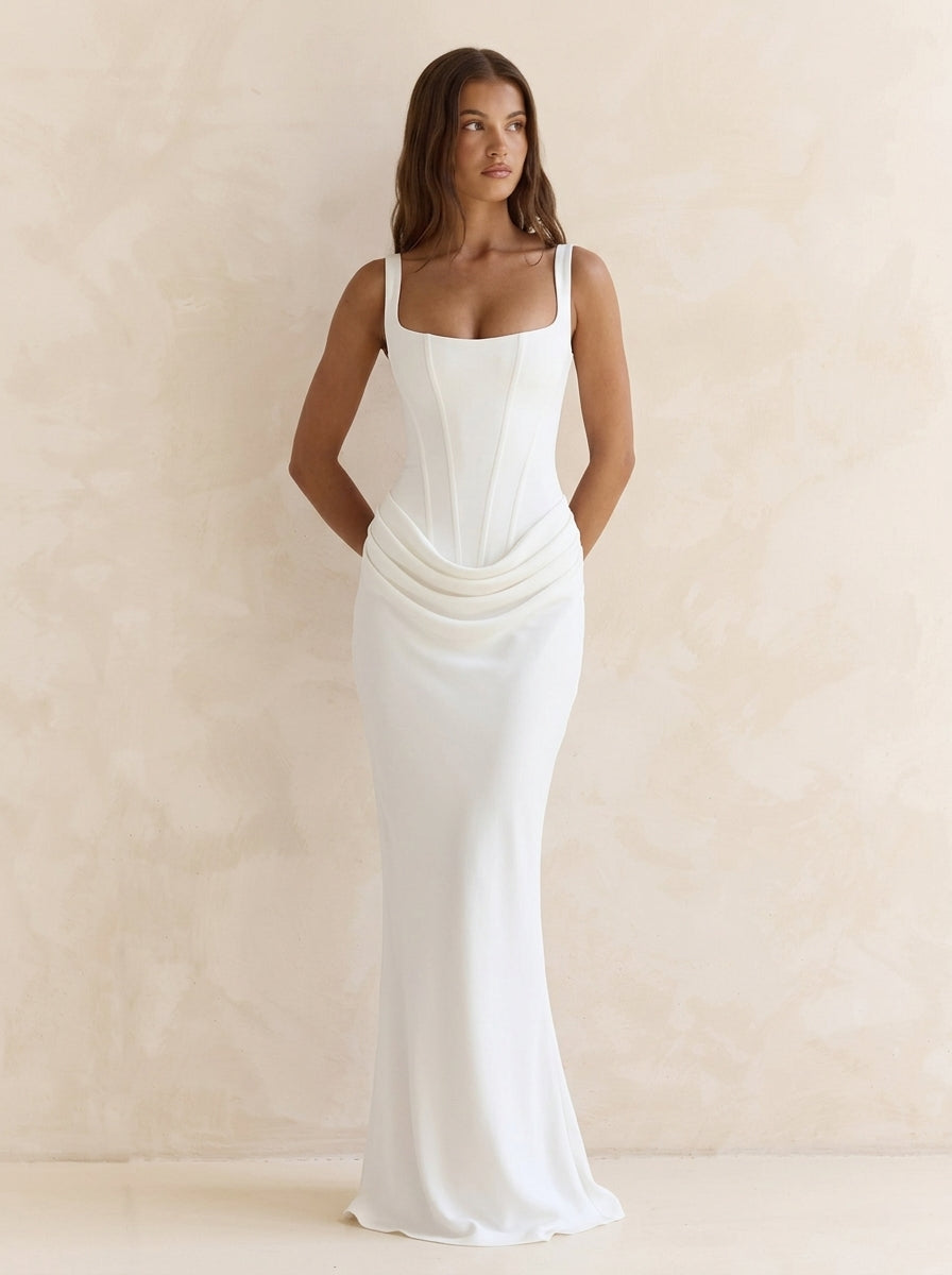 Fishbone Bodycon Dress