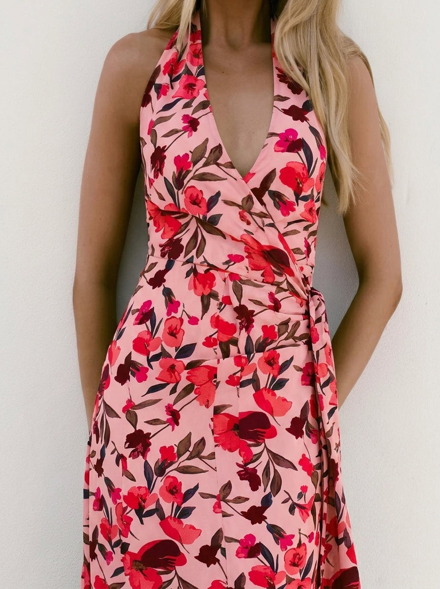 Flower Bouquet Maxi Dress