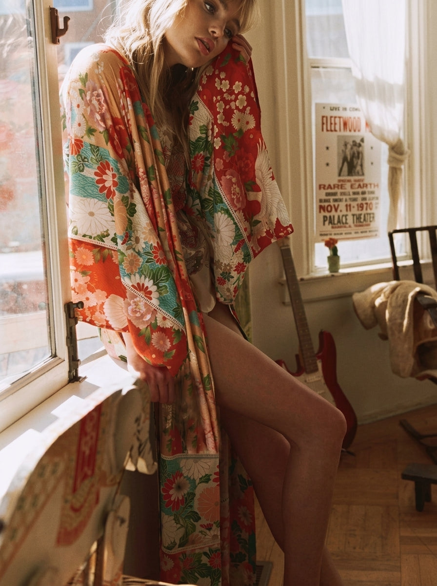 Floral Chiffon Cover-Up
