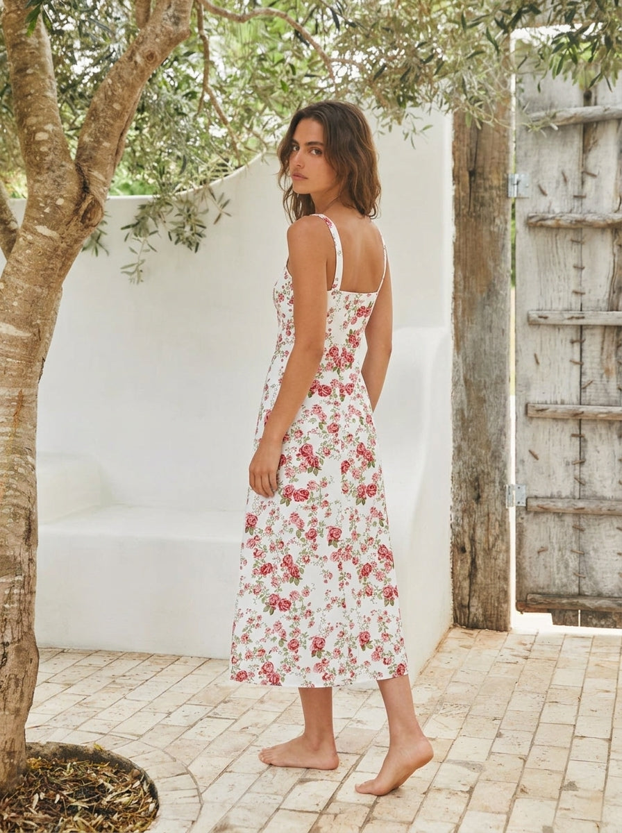 Floral Strap Dress