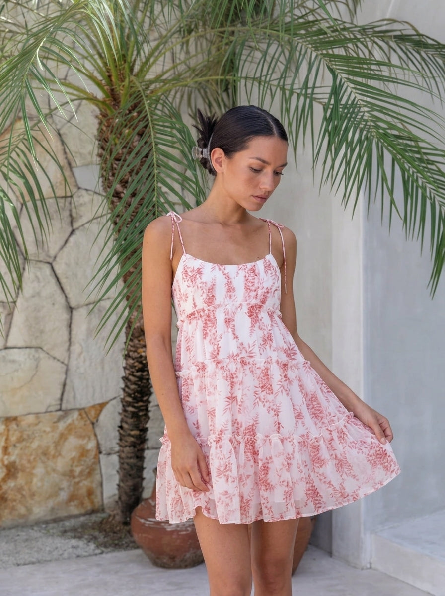 Summer Print Sling Dress