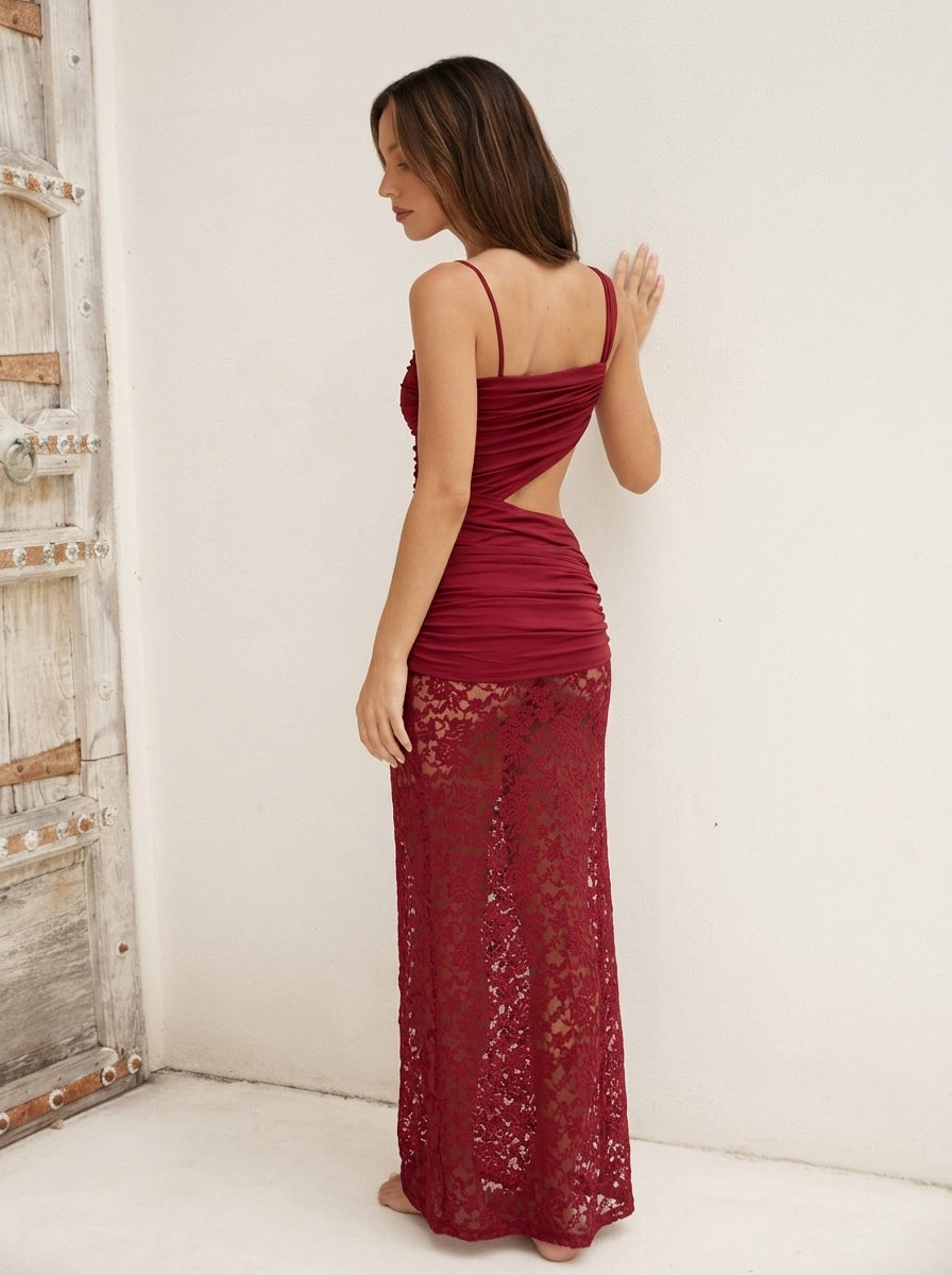 Secret Agent Seducer Maxi Dress